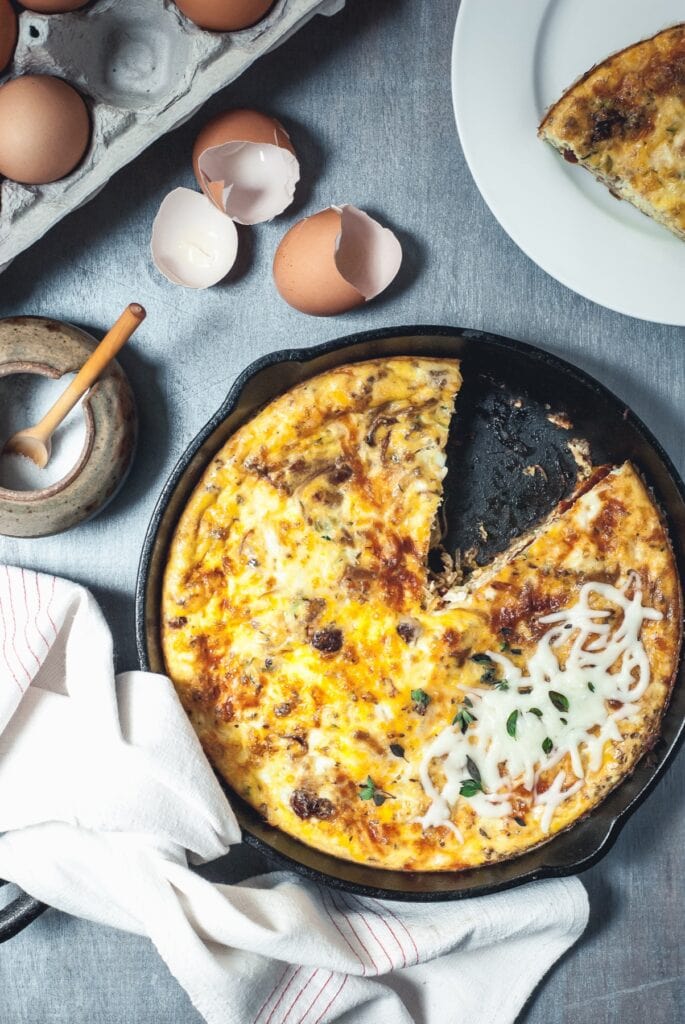 Make-Ahead Vegetarian Holiday Frittata