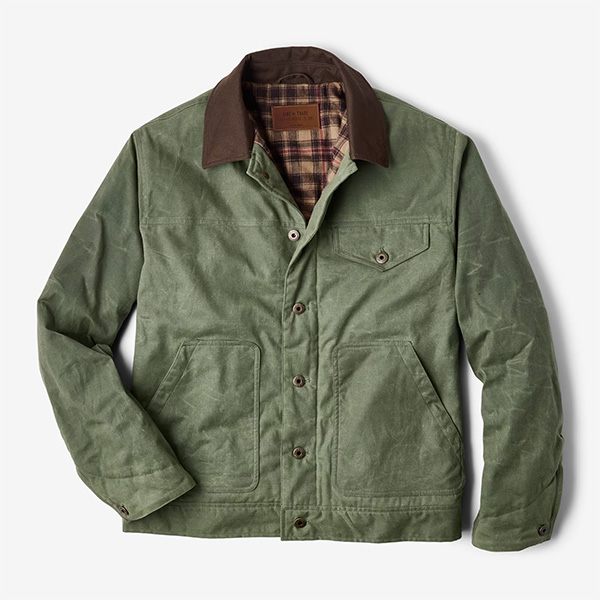 line of trade waxed canvas jacket