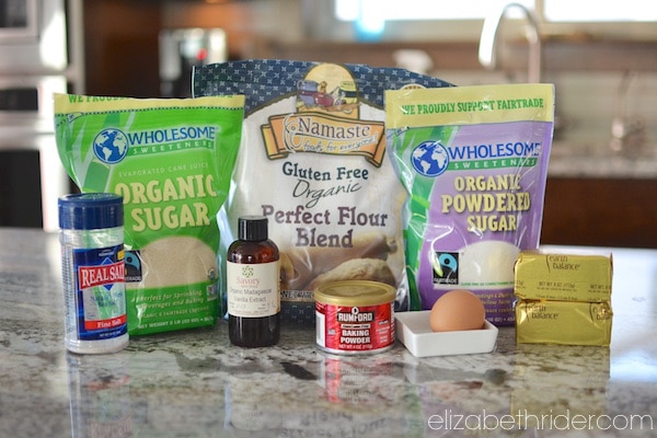 Gluten Free Sugar Cookie Ingredients