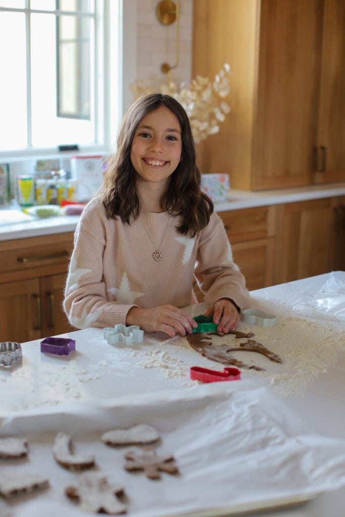 gingerbread cookie making