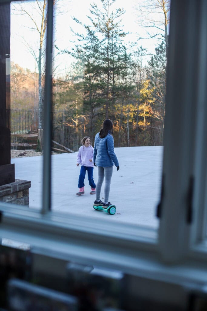 A December Day with kids