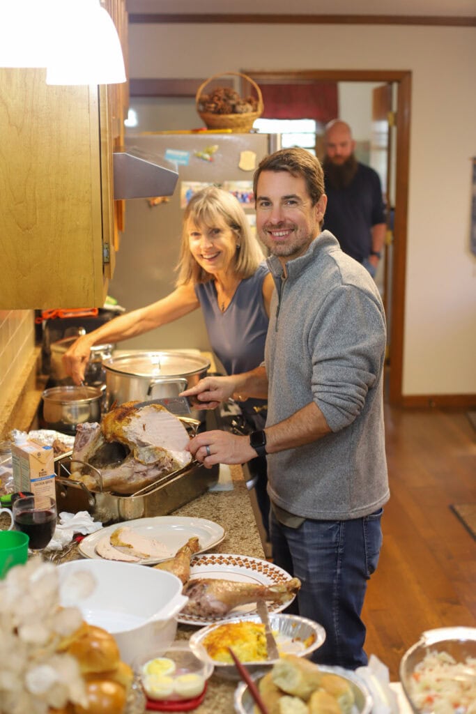 Thanksgiving cooking