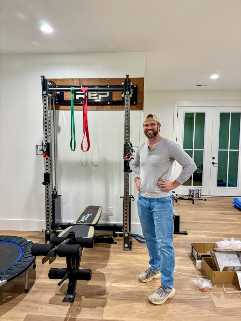 home gym in new house