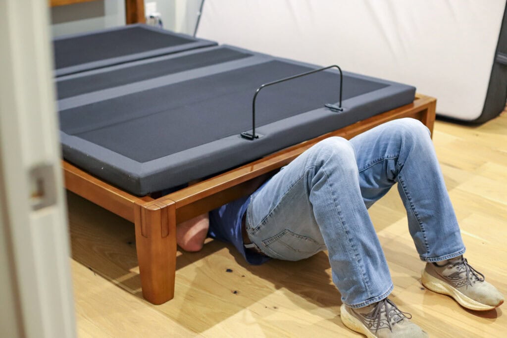 setting up bed frame setting up bed frame