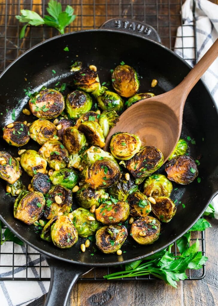 Sautéed Brussels Sprouts | Easy Thanksgiving Recipes