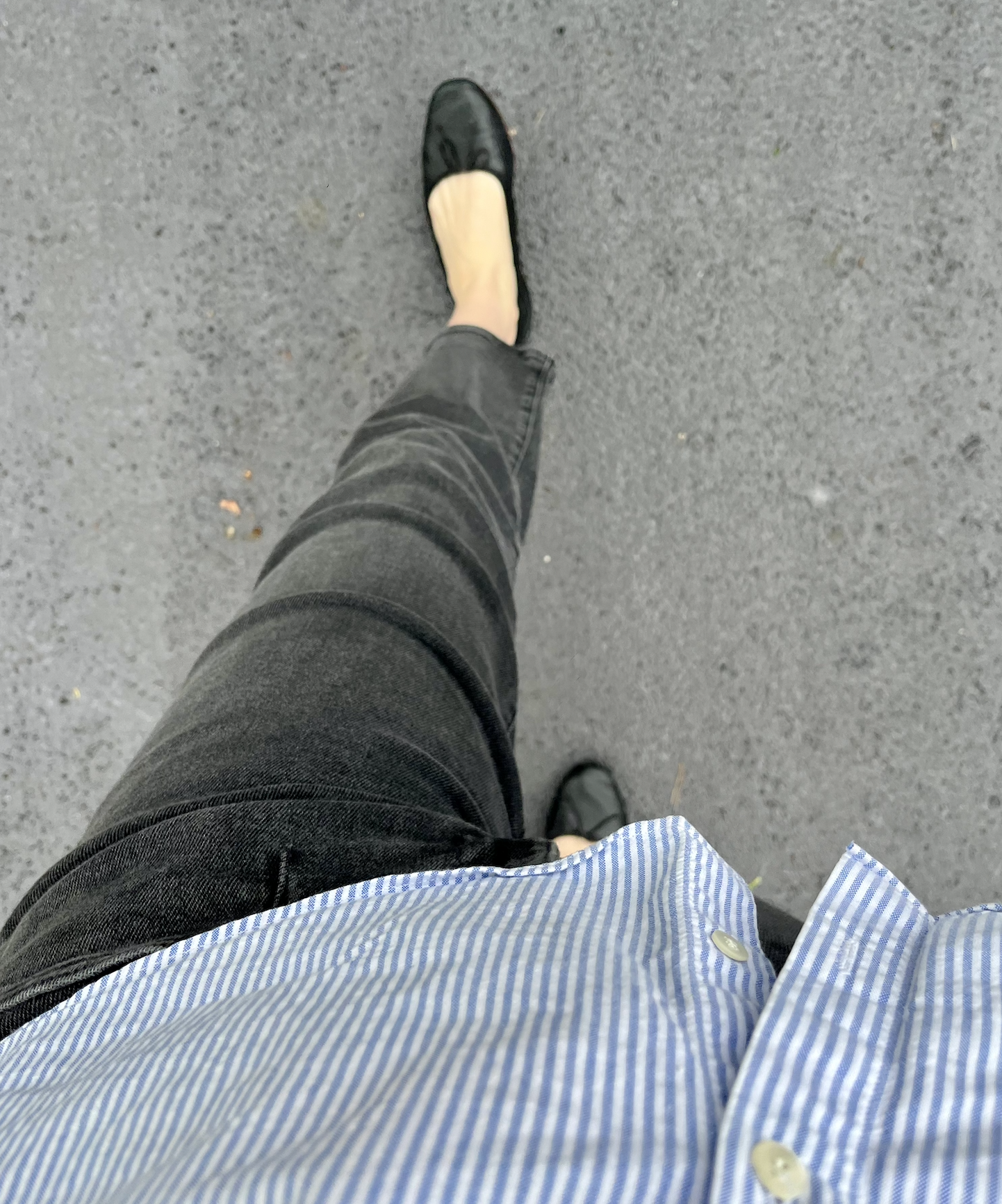Joanna Goddard black ballet flats